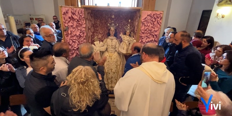 Viviwebtv Massafra La Madonna Della Scala Tornata Nel Santuario