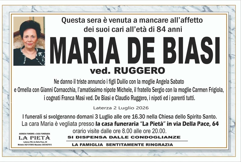 manifesto funebre