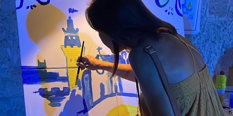 Laterza si illuminerà di blu: arte, musica e spettacolo notturno