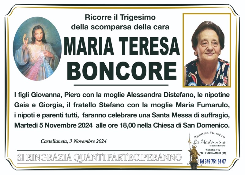 Maria Teresa Boncore