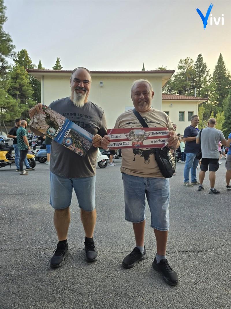 Gemellaggio storico tra Massafra e Veria in Vespa