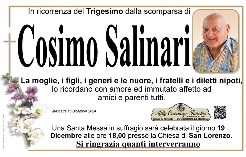 Trigesimo di Cosimo Salinari