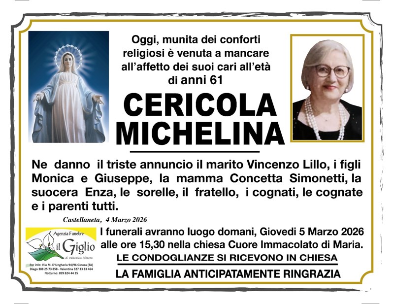 manifesto funebre