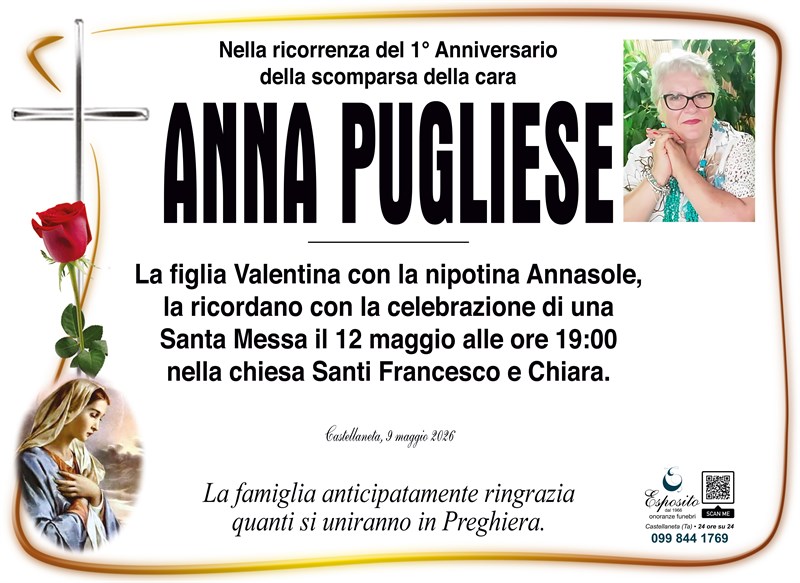Anniversario di Anna Pugliese