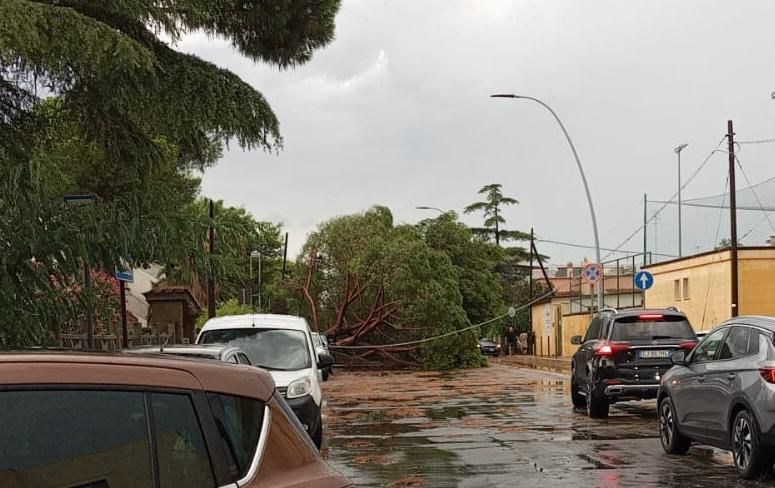 Violento temporale su Marina di Ginosa