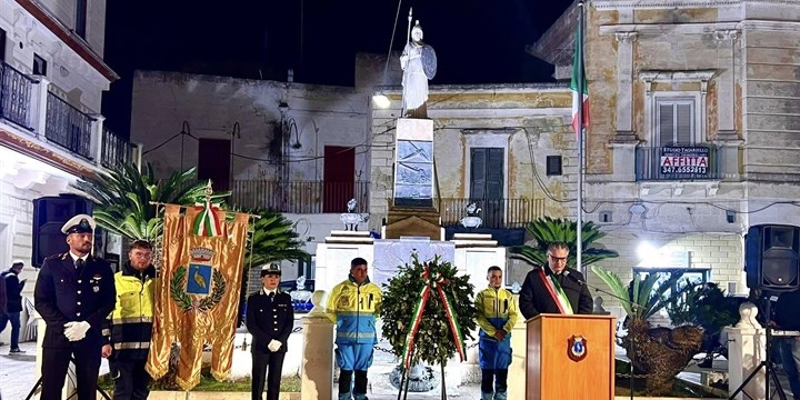 Lasigna: «Il 4 novembre rinnova il valore dell’unità e della pace»