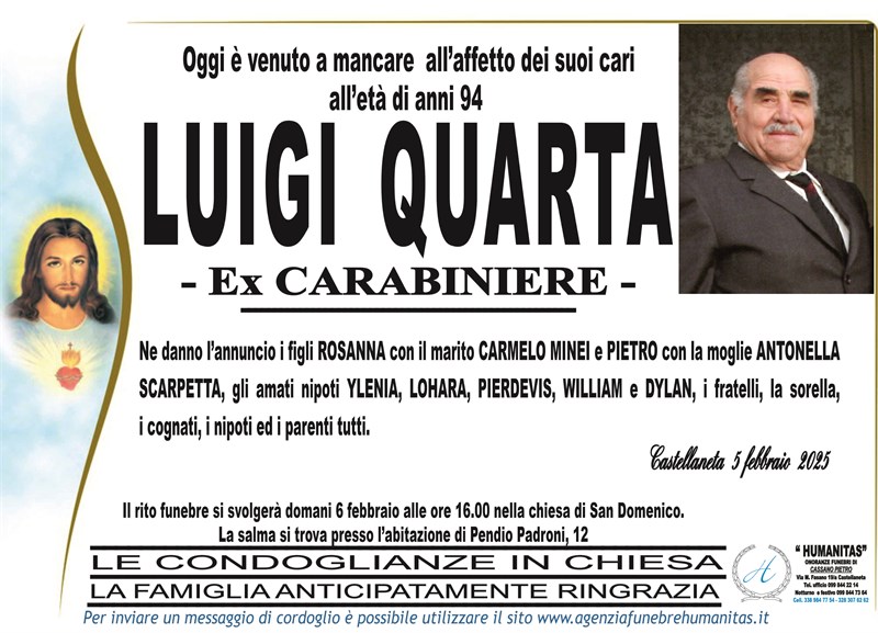 Trigesimo di Luigi Quarta