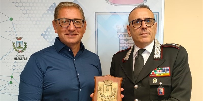 La compagnia dei carabinieri di Massafra saluta il maggiore Quintino Russo