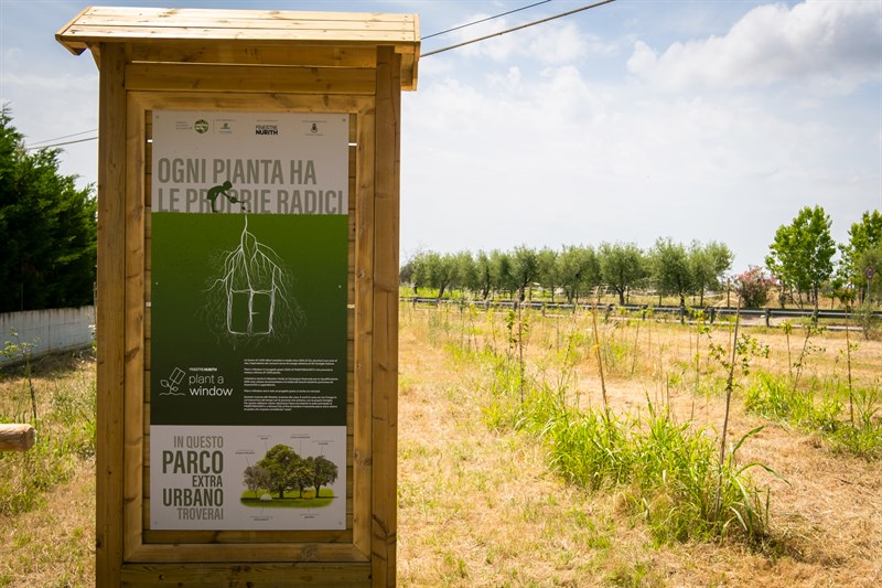 Inaugurato a Ginosa un nuovo bosco urbano realizzato grazie al sostegno di FINESTRENURITH