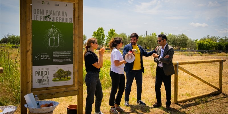 Inaugurato a Ginosa un nuovo bosco urbano realizzato con il sostegno di FINESTRENURITH