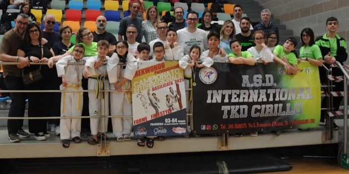 Gli atleti della International TKD Cirillo brillano al campionato in Basilicata