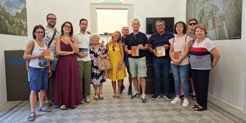 Il consigliere regionale abruzzese Antonio Di Marco in visita a Mottola
