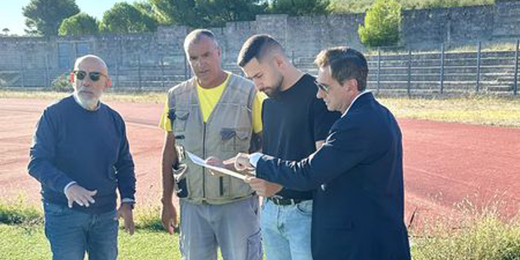 Al via i lavori per il nuovo campo da calcio in erba artificiale