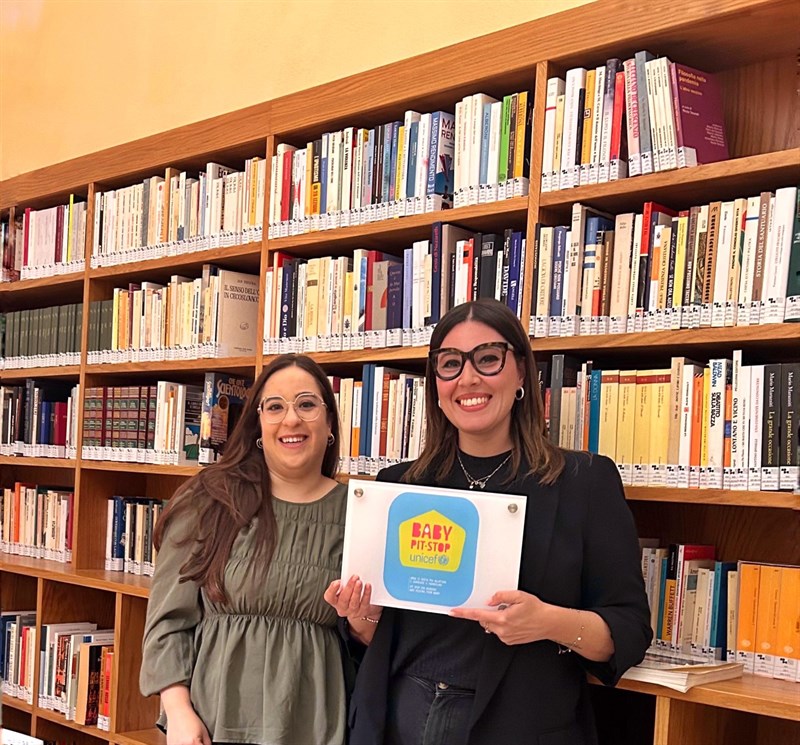 La biblioteca di Laterza diventa area Baby Pit Stop Unicef