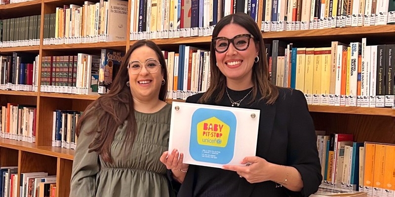 La biblioteca di Laterza diventa area Baby Pit Stop Unicef