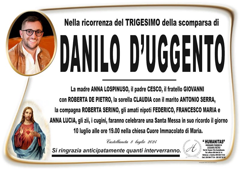 Trigesimo di Danilo D'Uggento