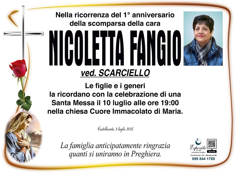 Anniversario di Nicoletta Fangio