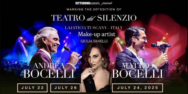 Una truccatrice massafrese nel team di Andrea Bocelli