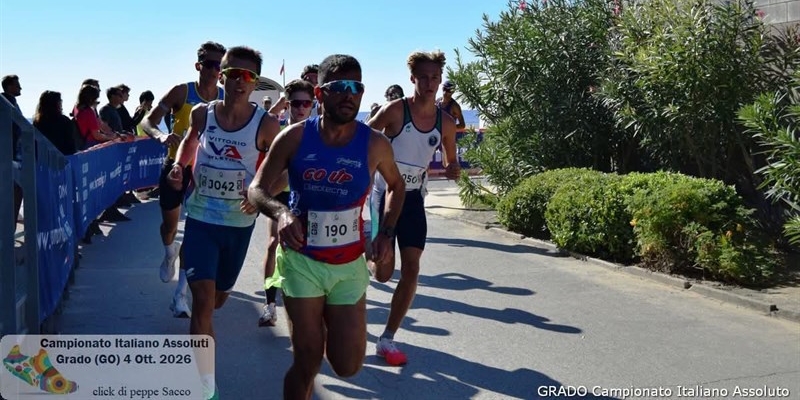 Campionati italiani di 10 km su strada: la prova del laertino Giovanni Rizzi a Grado