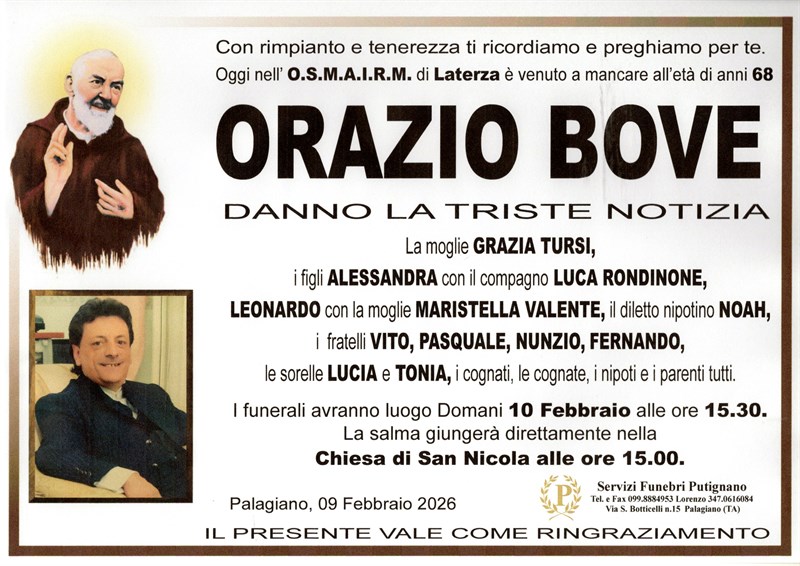 ORAZIO BOVE