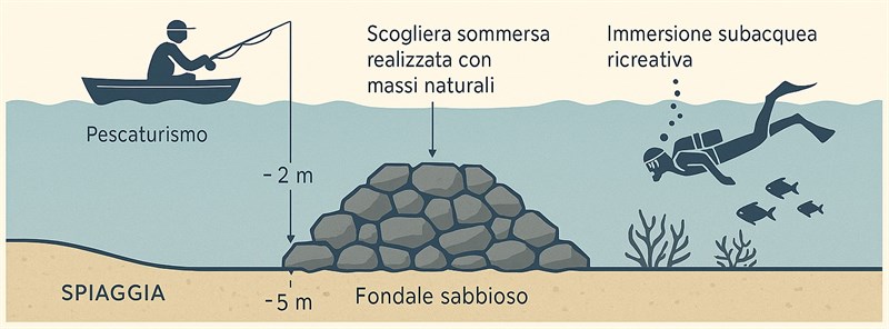 Canale della foce del fiume Patemisco