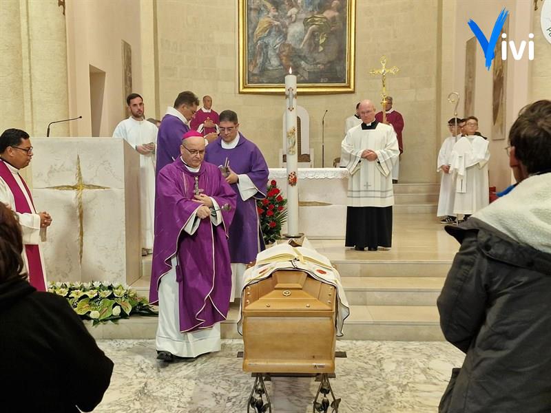 Il funerale di don Domenico Affortunato