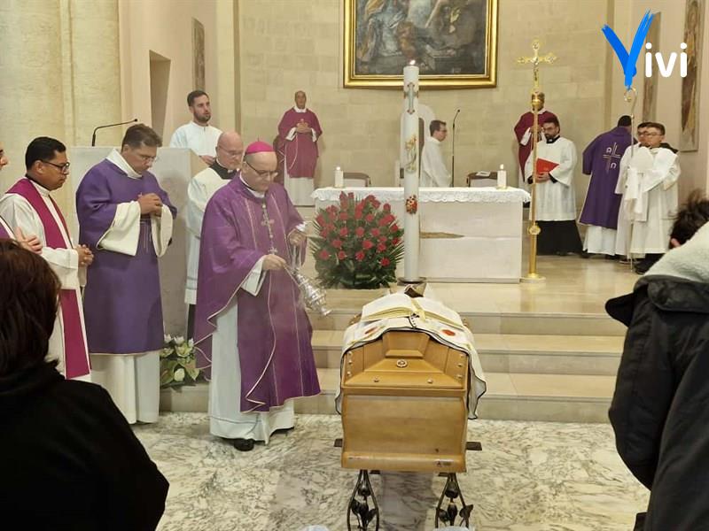 Il funerale di don Domenico Affortunato