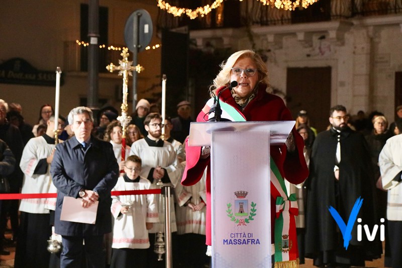 La cerimonia dell’Immacolata a Massafra