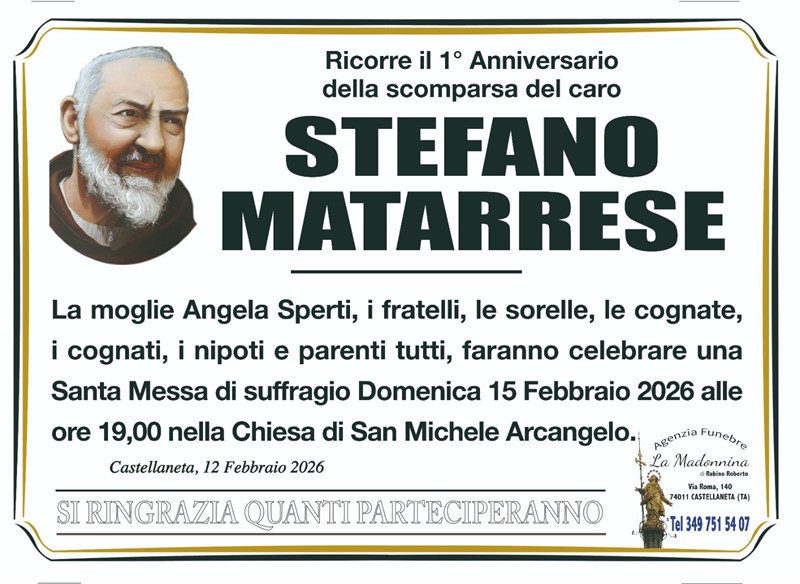 Anniversario di Stefano Matarrese