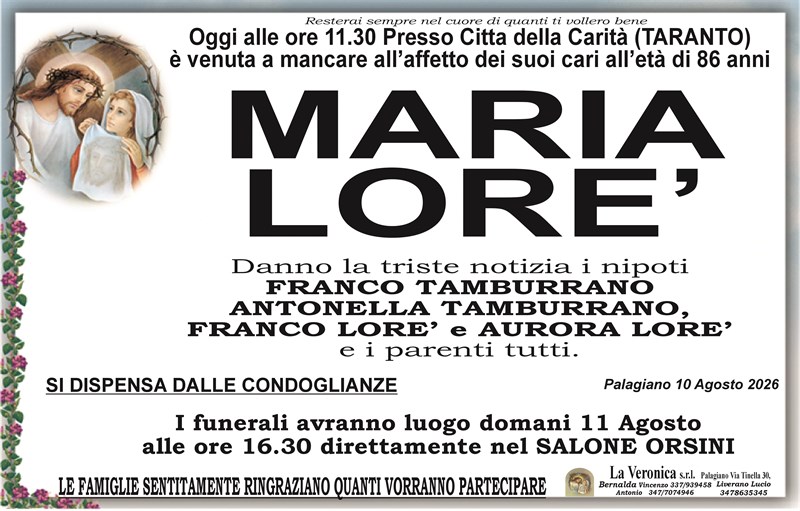 manifesto funebre
