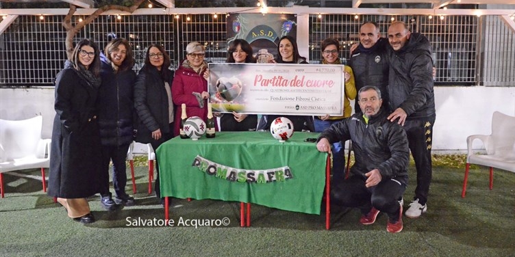 Sport e solidarietà: 4.770 euro alla Fondazione per la ricerca sulla fibrosi cistica