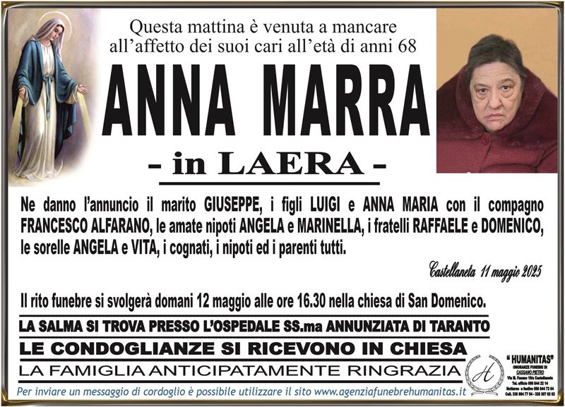 manifesto funebre