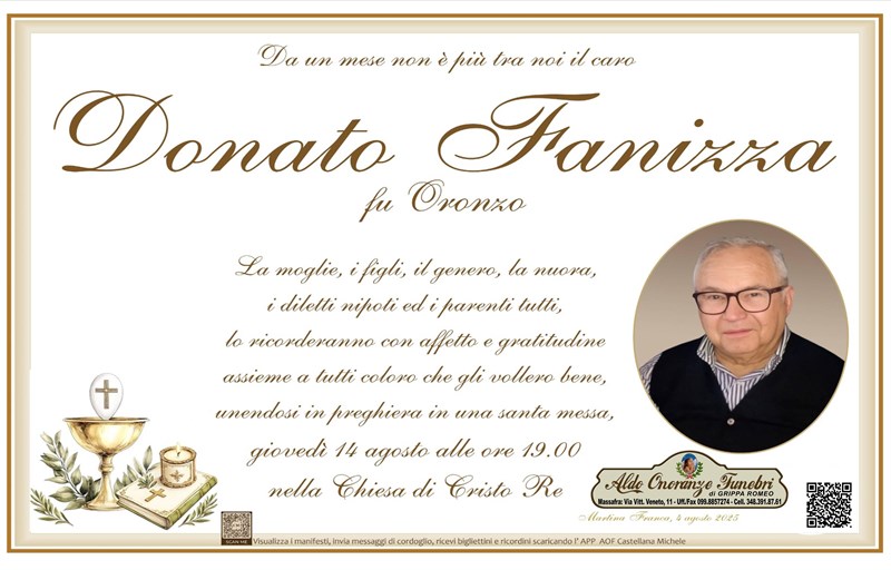 Trigesimo di Donato Fanizza
