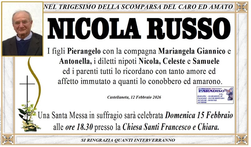 Trigesimo di Nicola Russo