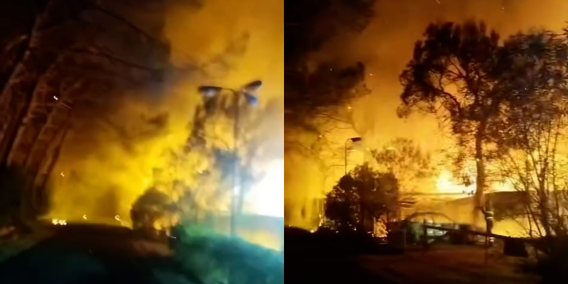 Incendio a Marina di Lenne, notte di paura ma il rogo è stato domato