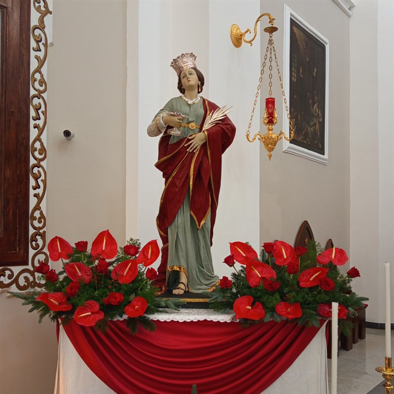 Santa Lucia nella chiesa di San Michele