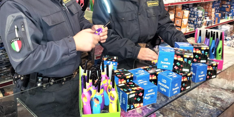 Blitz delle Fiamme Gialle in provincia di Taranto: sequestrati prodotti pericolosi
