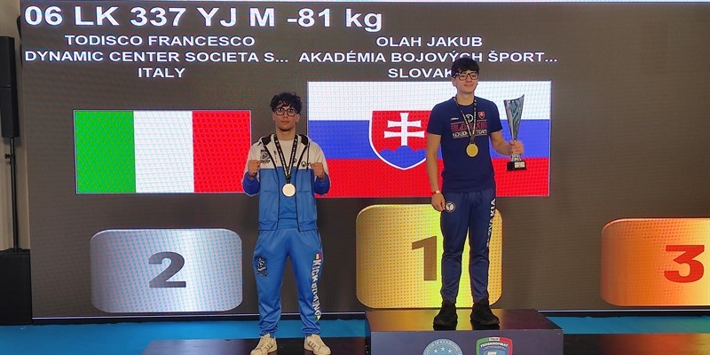 Francesco Todisco è d'argento alla World Cup di Jesolo