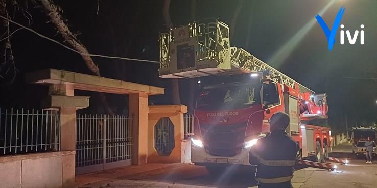 Castellaneta Marina, albero abbatte i cavi elettrici: buio in via Armstrong