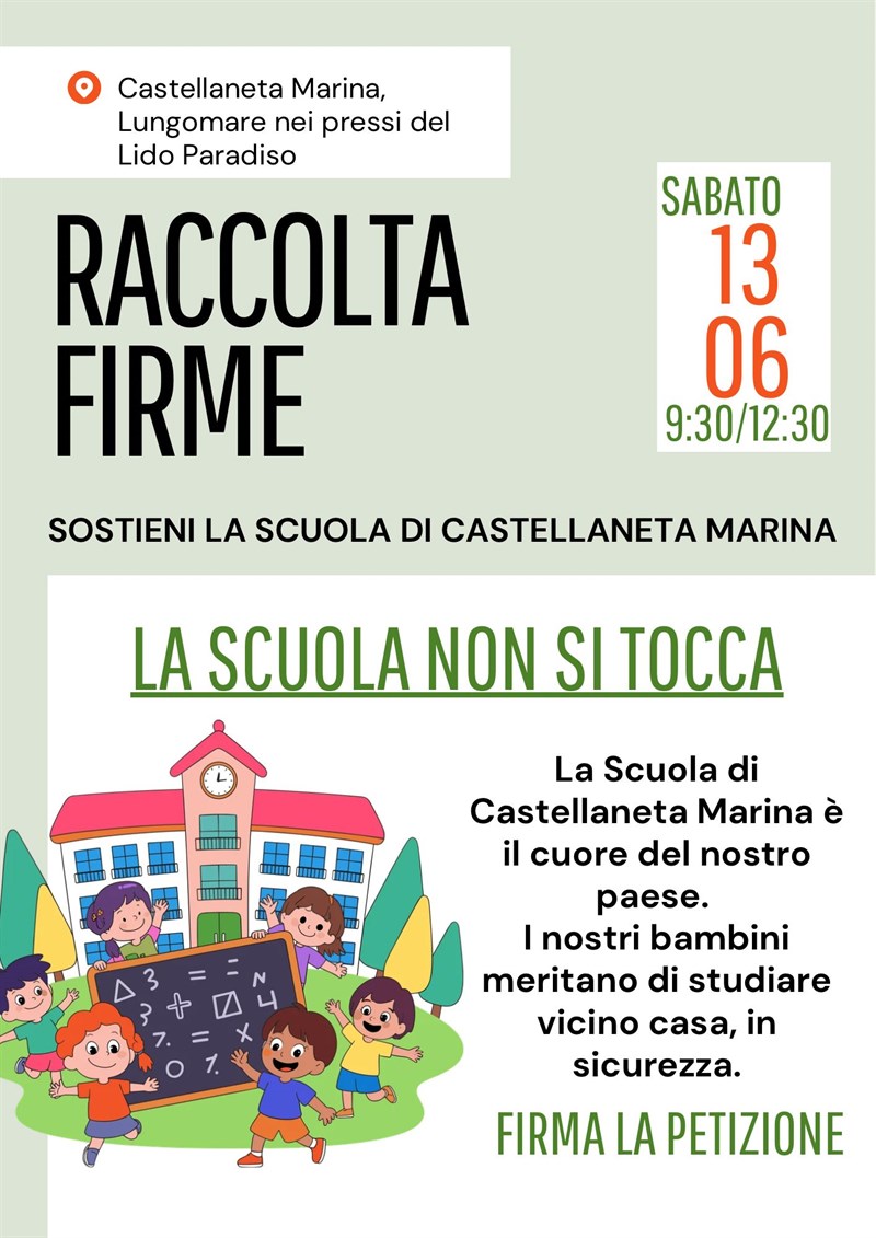 Castellaneta Marina, mattinata di raccolta firme sul lungomare