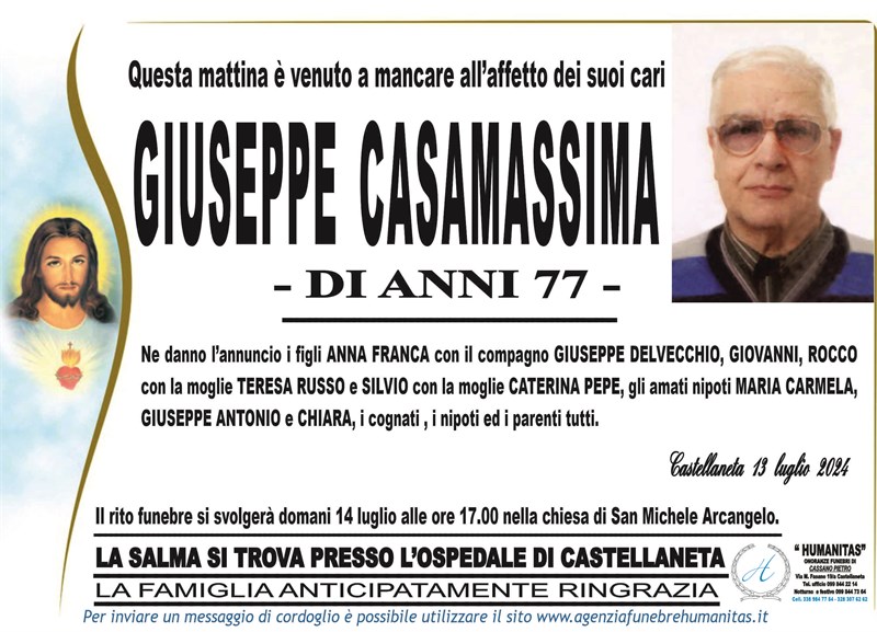 Trigesimo di Giuseppe Casamassima