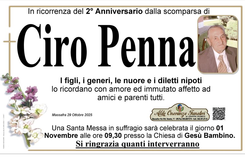Anniversario di Ciro Penna
