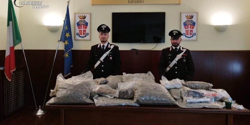 A Ginosa un deposito di droga: un arresto