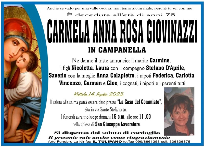 Carmela Anna Rosa Giovinazzi