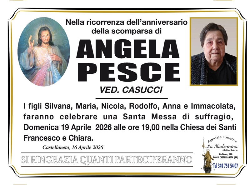 Anniversario di Angela Pesce