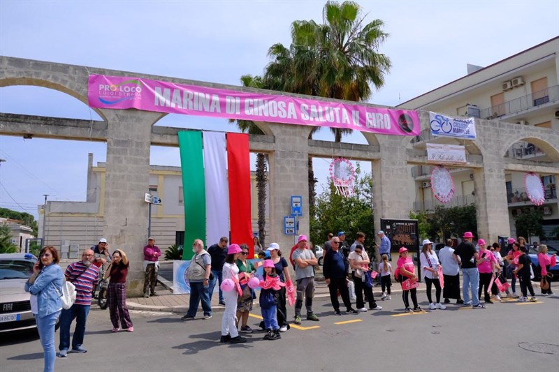 Ginosa e Marina di Ginosa protagoniste del Giro d’Italia e del Giro-E