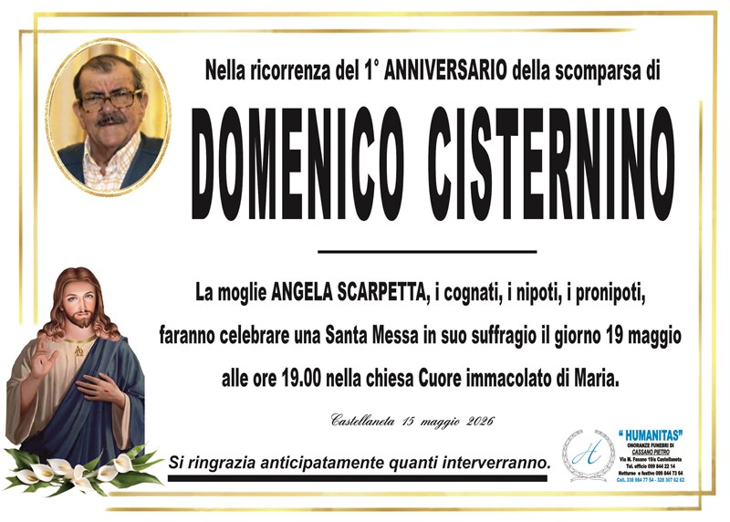Anniversario di Domenico Cisternino