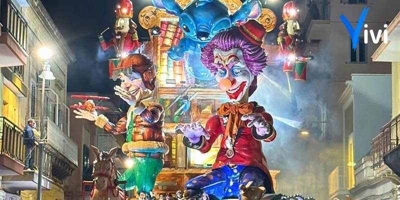 Notte Bianca a Massafra: si svelano i carri allegorici del 2027