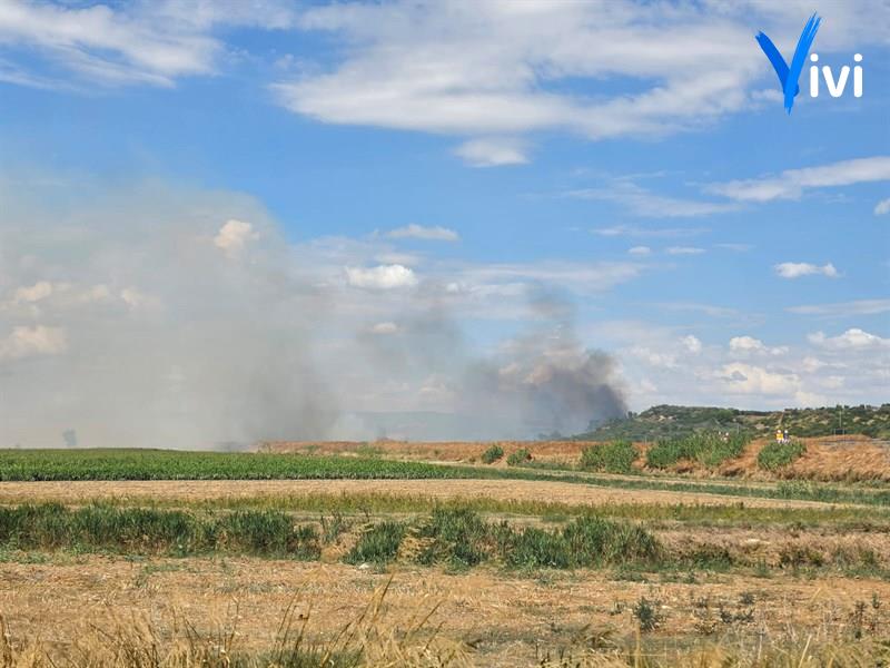 Fiamme nelle campagne di Castellaneta