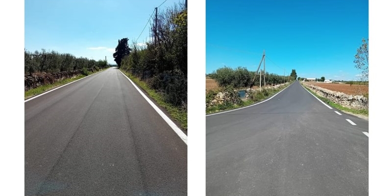 Completati i lavori stradali nelle aree rurali di Mottola